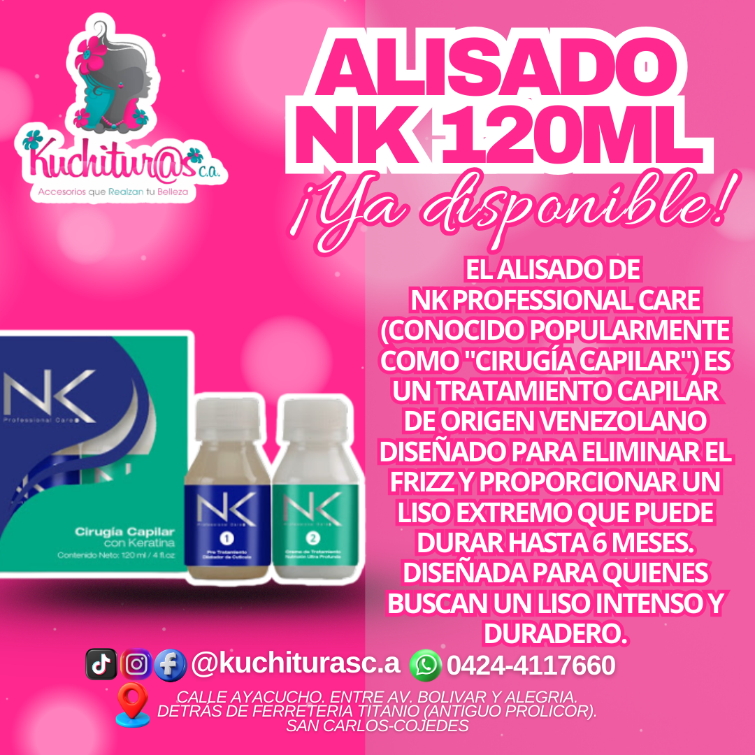 Alisado NK 120ml