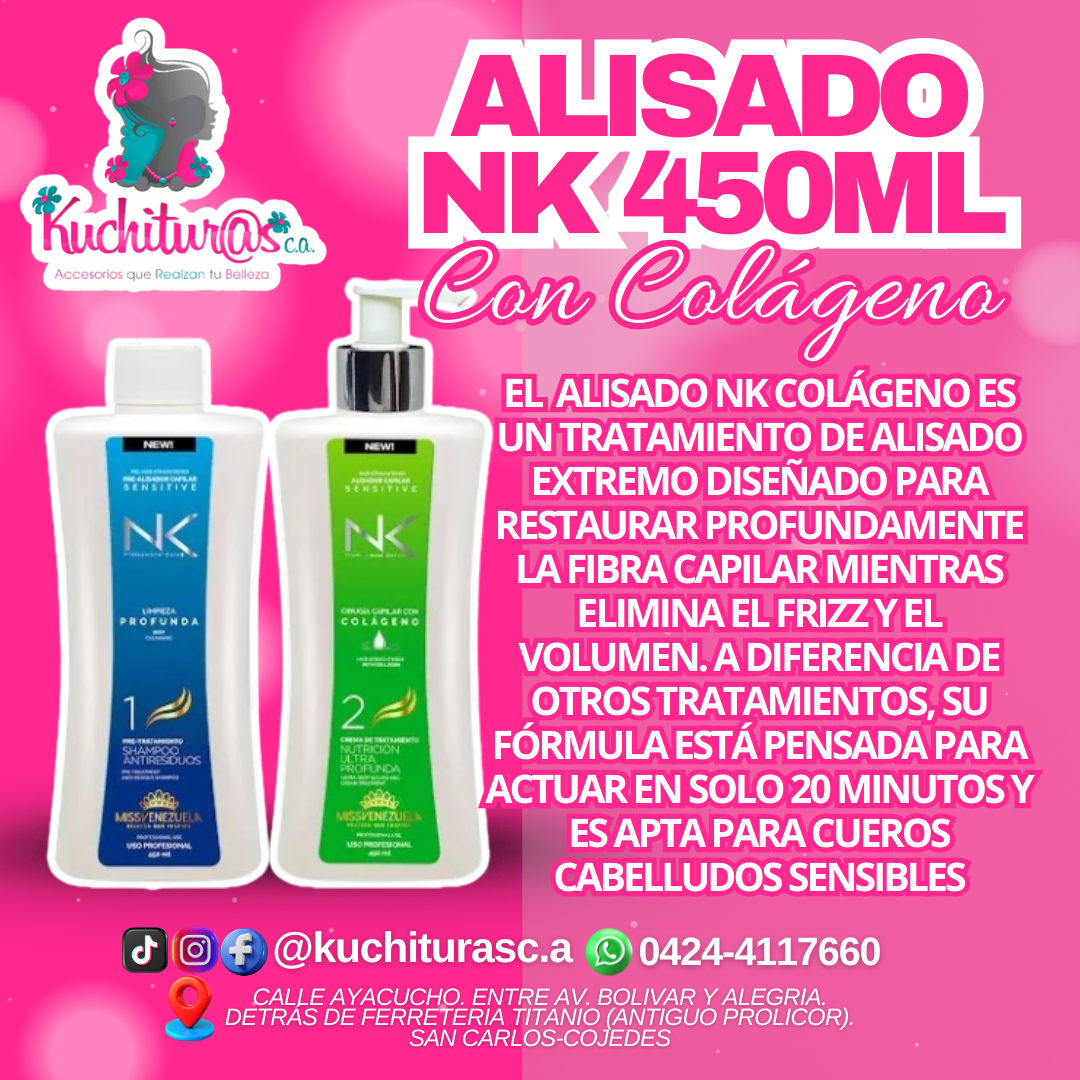 Alisado NK Colágeno 450ml
