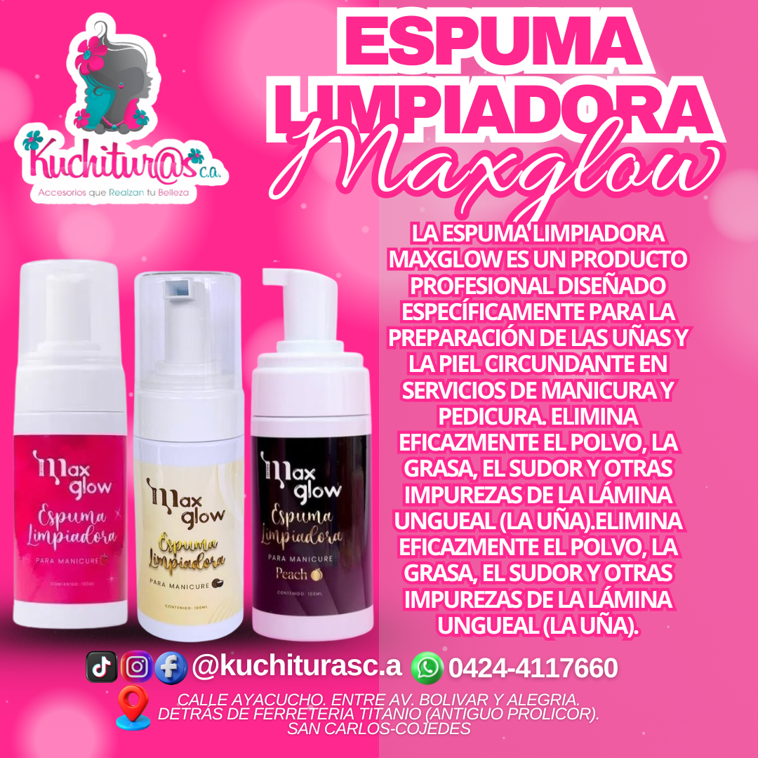 Espuma Limpiadora Maxglow