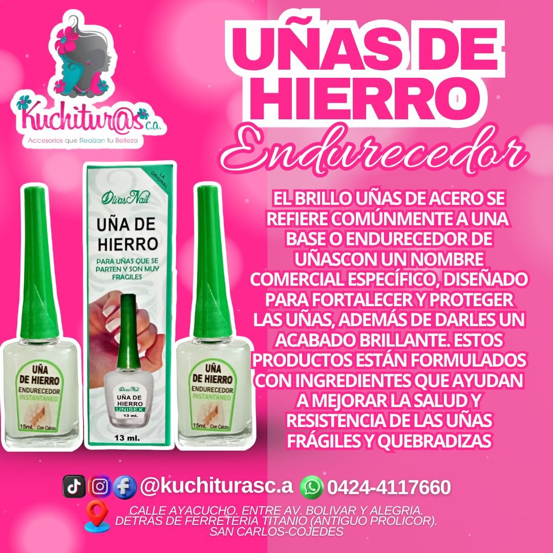Uñas de hierro endurecedor