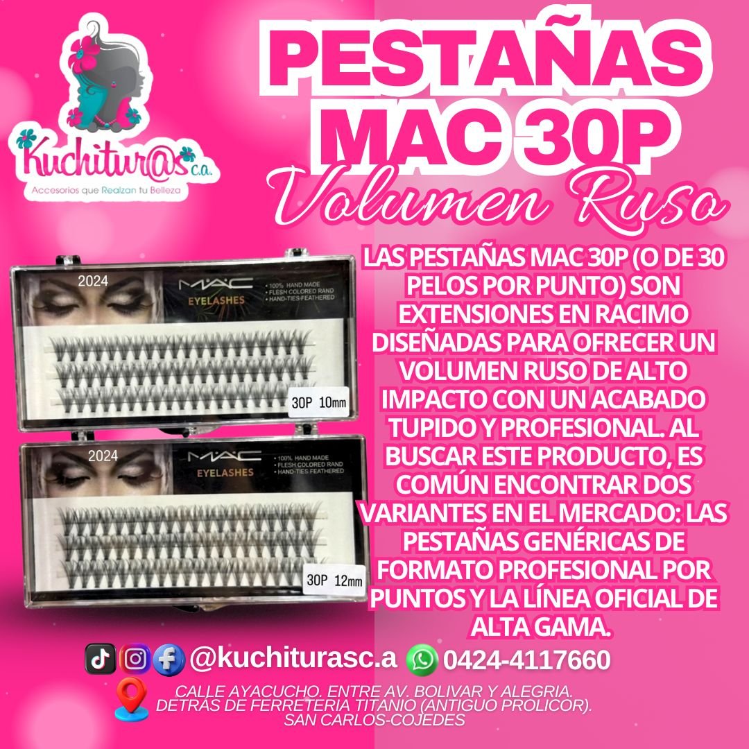 Pestañas Mac 30p