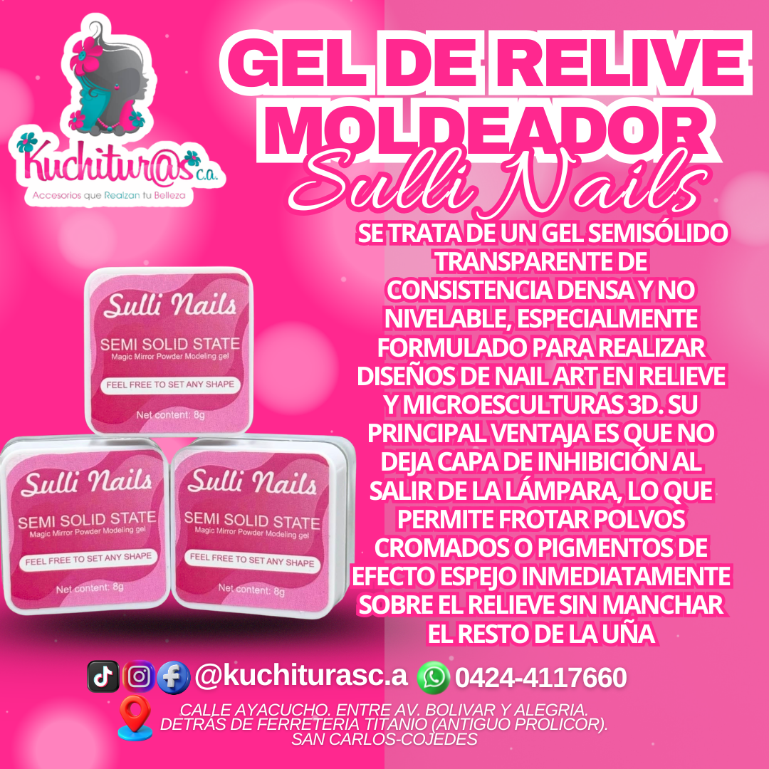 Gel para relieves