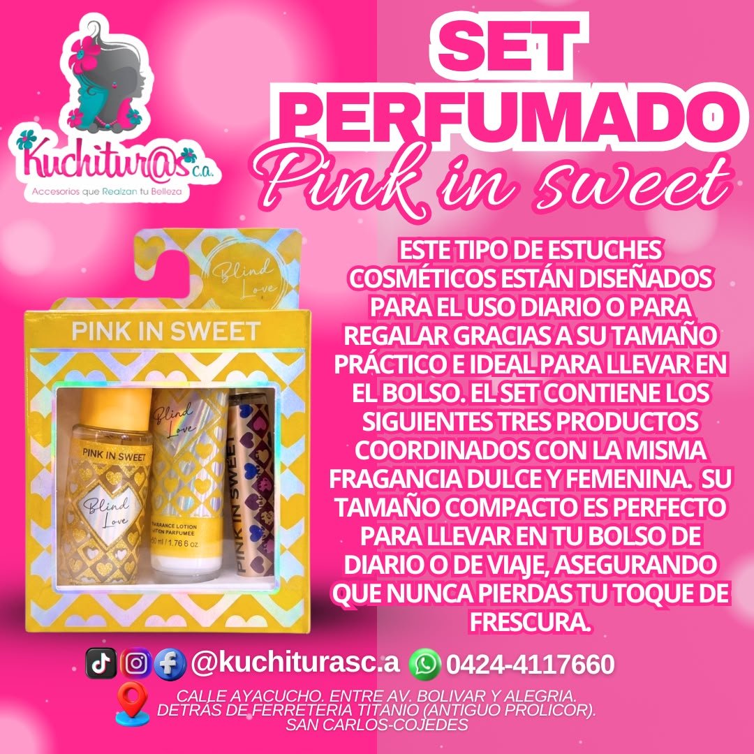 Kits Perfumados Pink in Sweet