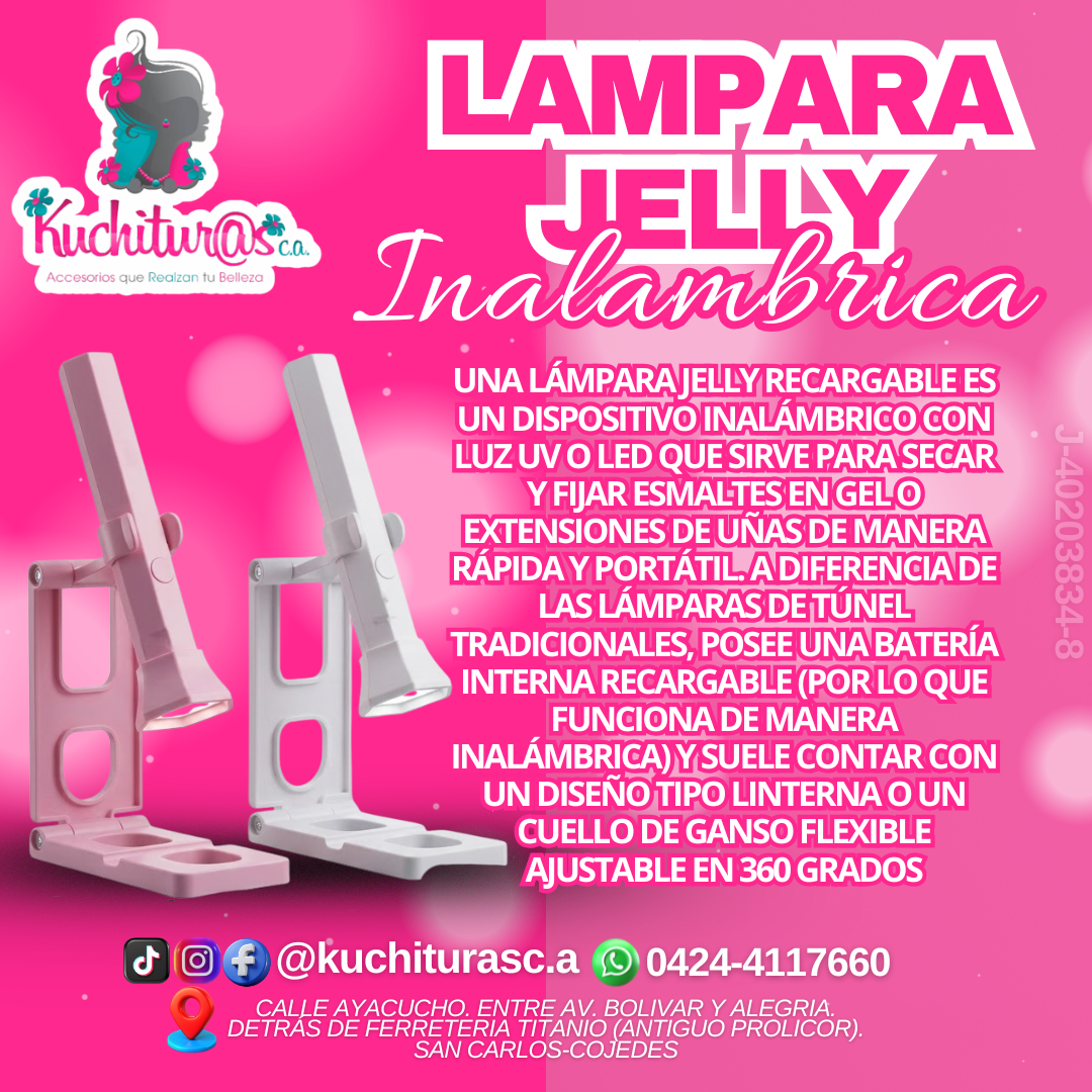 Lampara Jelly Recargable